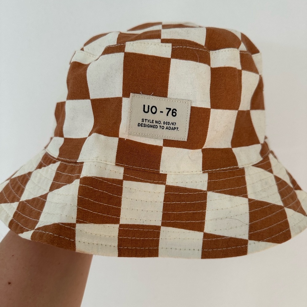 Checkered Bucket Hat